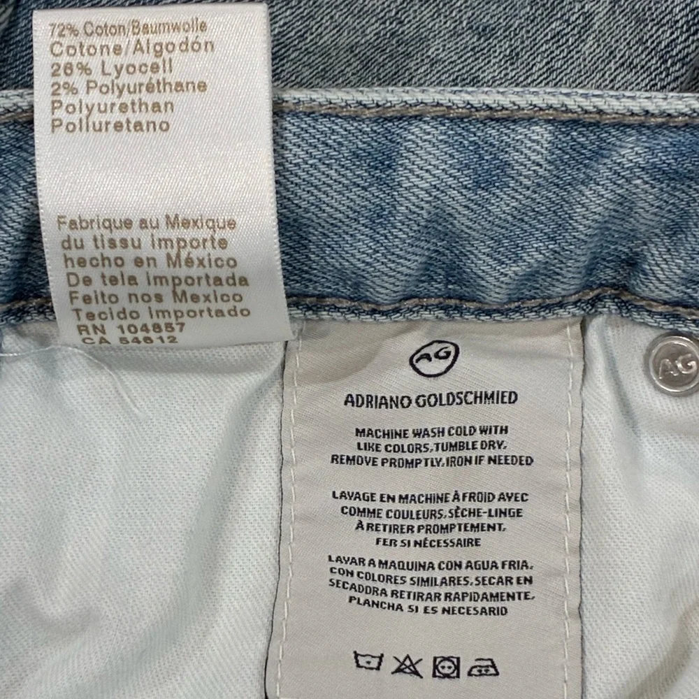 AG Adriano Goldshmied The Etta  High Rise Wide Leg Crop Jean Size 27 - Picture 10 of 11